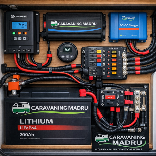 esquema eléctrico camper caravaning madru 